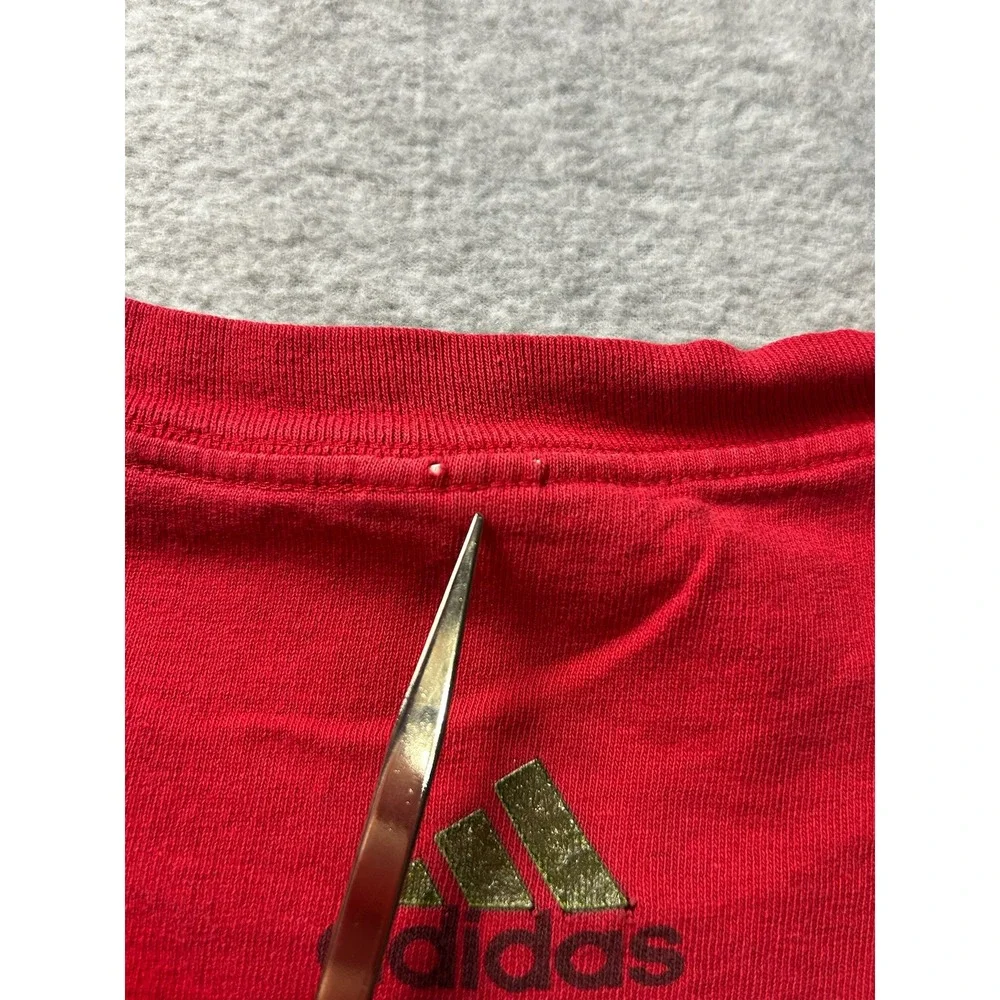 San Francisco 49ers Adidas T Shirt Mens 2XL Red‎ NFL Football Graphic Tee